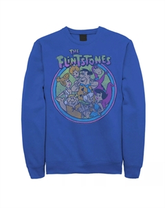 Мужской свитшот с портретом в стиле ретро The Flintstones Licensed character