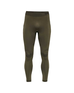 Тайтсы First Seamless Training, зеленый Hummel