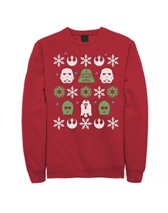 Мужской свитшот «Рождественский Альянс повстанцев и Империя Звездных войн» Licensed character