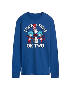 Мужская рубашка Dr Seuss Know A Thing Or Two с длинным рукавом Licensed character