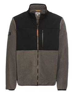 Флисовая куртка miStehkragen aus recyceltem Material, цвет steingrau Camel active