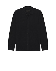 Рубашка на пуговицах Hayes, черный Rag & bone