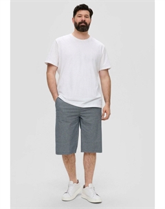 Шорты STRETCH DOTÉ D’UN CORDON COULISSANT, темно-серый S.oliver