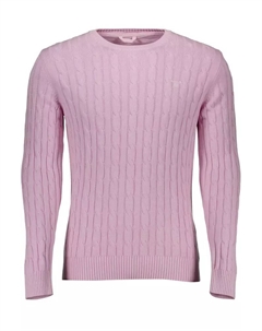 Розовый хлопковый мужской свитер Gant