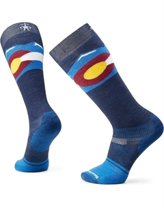 Носки Snowboard Targeted Cushion Colorado Over-the-Calf Socks, цвет Laguna Blue Smartwool