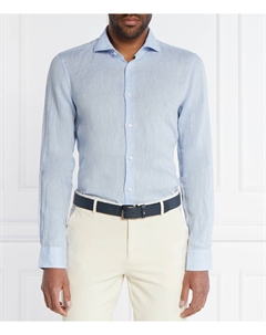 Льняная рубашка 146Pai-W Slim Fit, небесно-голубой Joop