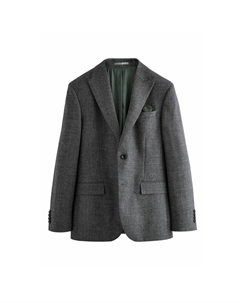 Пиджак SIGNATURE TG TEXTURED REGULAR FIT, серый Next