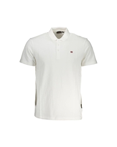 Белая хлопковая мужская рубашка поло Napapijri