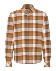 Клетчатая рубашка Regular fit Button Up Shirt, коричневый Blend
