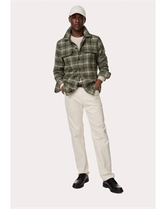 Рубашка TEXTURED CHECK OVER, зеленый Marks & spencer