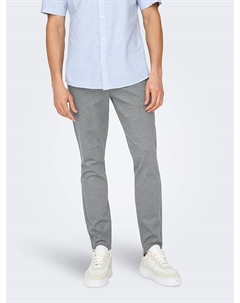 Брюки чинос Chino, серый Only & sons