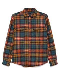 Рубашка в клетку, желтый Orian