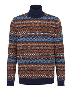 Пуловер Rollkragen, коричневый Bugatti