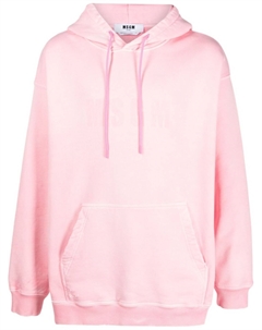 Худи с логотипом, розовый Msgm