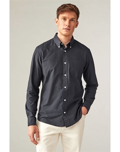 Рубашка Оксфорд с длинным рукавом, серый Next