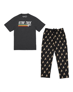 Мужской пижамный комплект: верх и низ Star Trek USS Enterprise, мультиколор Licensed character