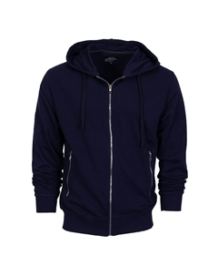Мужская толстовка на молнии с металлическими карманами на молнии, темно-синий Gioberti