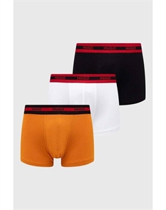 Комплект из трех боксеров, красный Hugo