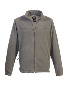 Мужская флисовая куртка с молнией во всю длину, серый Gioberti