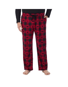 Флисовые ночные брюки Big & Tall, цвет Red Buffalo Cuddl duds