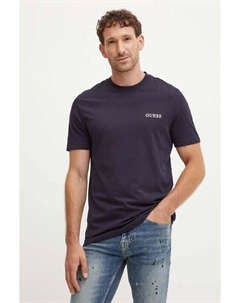 Хлопковые футболки, 3 пары, темно-синий Guess