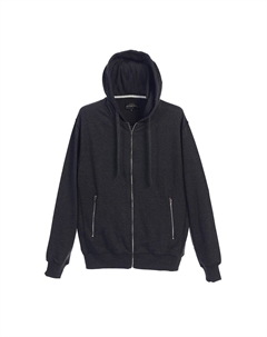 Мужская толстовка на молнии с металлическими карманами на молнии, цвет Heather Charcoal Gioberti