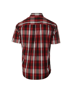 Мужская рубашка в клетку с коротким рукавом, цвет Blue Checkered Gioberti