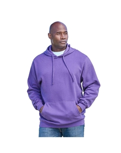 Мужской большой и высокий флисовый пуловер с капюшоном , цвет Vintage Purple Kingsize