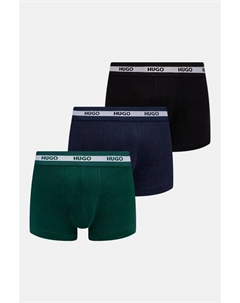 Комплект из трех боксеров, серый Hugo