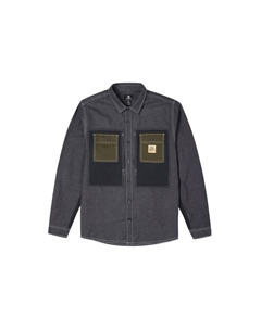 Рубашка мужская чернильно-черная, черный Converse