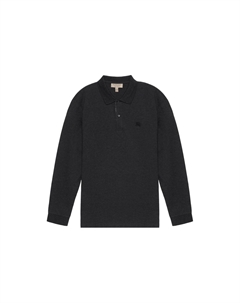 Рубашка поло мужская темно-серая, темно-серый Burberry