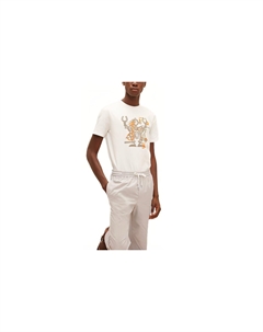 Футболка мужская белая Hermes, белый Hermès