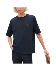 Футболка мужская темно-синяя Hermes, синий Hermès