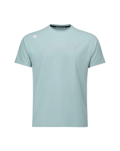 ЖЕНСКАЯ БЕГ Футболка Мужская, голубой Descente