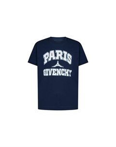 Футболка мужская синяя, синий Givenchy