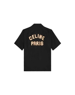 Рубашка мужская черная, черный Celine