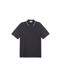 Рубашка поло мужская черная Hermes, черный Hermès