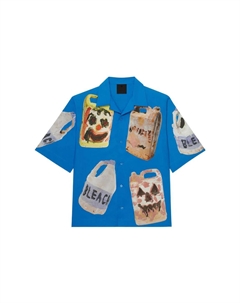 Рубашка мужская синяя, синий Givenchy