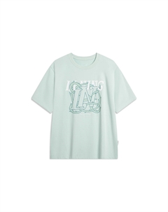 Футболка мужская из коллекции Sports Life, цвет светло-голубой мох, светло-голубой Li-ning