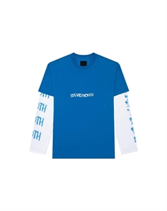 Футболка мужская ярко-синяя, синий Givenchy