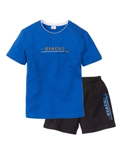 Пижама, синий Bpc bonprix collection