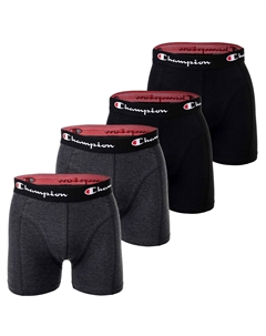 Боксеры Boxershort 4 шт, серо-черный Champion