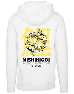 Пуловер Hoodie Koi Golden Gai, белый F4nt4stic