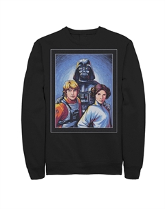 Мужской флисовый пуловер с рисунком «Семья Скайуокеров» в стиле «Звездные войны» Licensed character