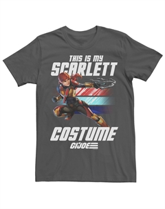 Мужские костюмы G.I. Костюмированная футболка Джо Хэллоуина «Это моя Скарлетт» Licensed character