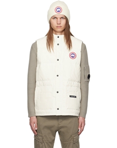 Белый жилет Freestyle Crew Down Canada goose