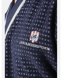 Халат TRIFRED, темно-синий Jan vanderstorm