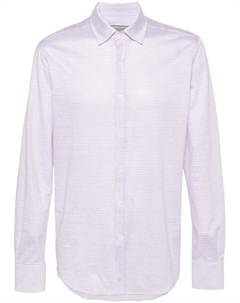 Рубашка в полоску, фиолетовый Canali