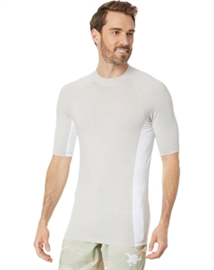 Плавки Dawn Patrol UPF Perfomance Short Sleeve Rashguard, цвет Snow Marle Rip curl