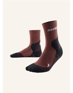 Треккинговые носки light merino mid cut с компрессией, коричневый Cep